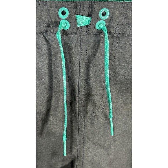 Nike Swim Trunks‎ Shorts Mesh Brief Gray Teal Drawstring Pockets Men's Small - Picture 4 of 8